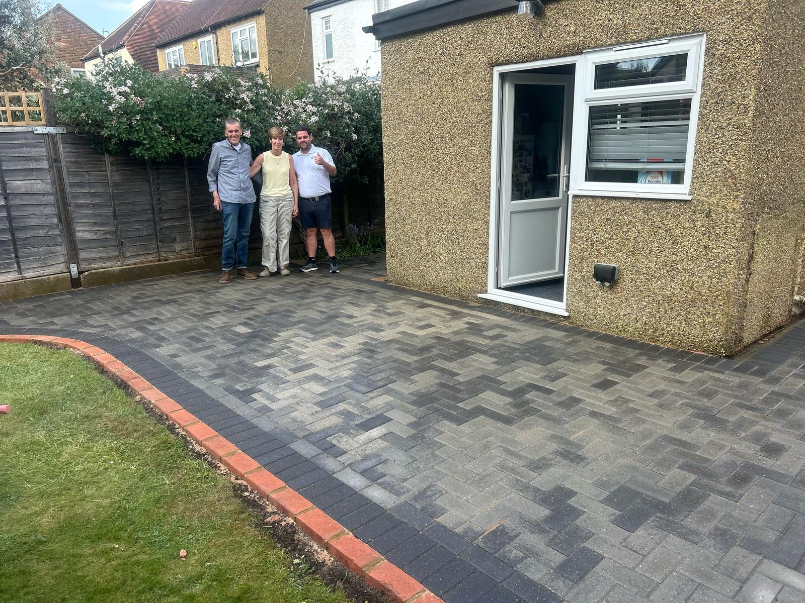 New Patio in Chalfront St Peter