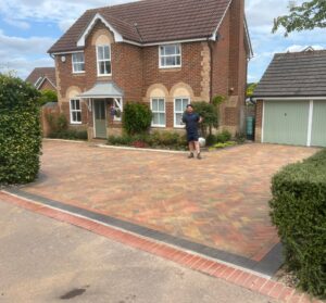 New driveway installed in Binfield Bracknell - After