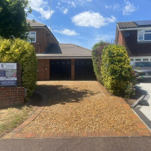 After driveway installation