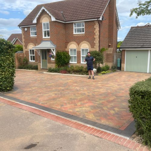 New driveway installed in Binfield Bracknell - After